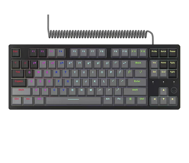 Lorgar Azar 514TKL RGB Czarna LRG-GK514TKL-BK-US - 1326964 - zdjęcie
